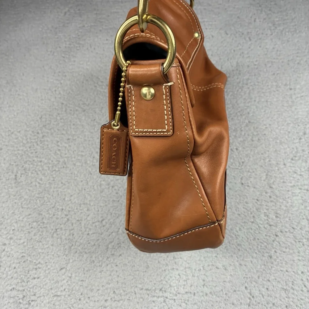 Coach Legacy Ali Brown Leather Shoulder Bag F12854 65th Anniversary Purse